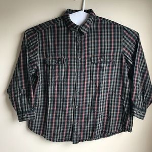 Woolrich Flanel Shirt 2XL Front Pocket 100% Cotton
